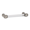 A870-3 SN - Acrylic Royale - 3" Cabinet Pull - Satin Nickel