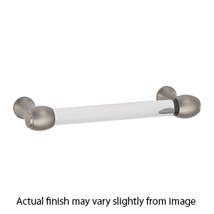 A870-3 SN - Acrylic Royale - 3" Cabinet Pull - Satin Nickel