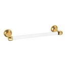 A7320-12 PB - Acrylic Royale - 12" Towel Bar - Polished Brass