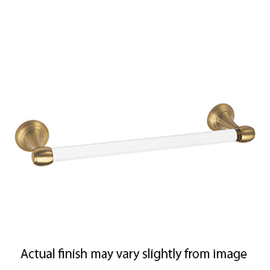 A7320-24 SB - Acrylic Royale - 24" Towel Bar - Satin Brass