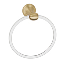 A7340 SB - Acrylic Royale - Towel Ring - Satin Brass