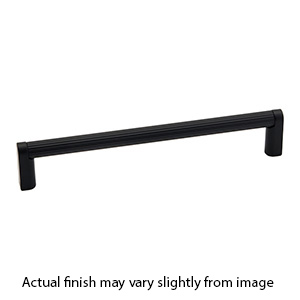 A2904-8 MB - Alta Moda - 8" Cabinet Pull w/ Ribbed Bar - Matte Black