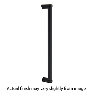 D2904-12 MB - Alta Moda - 12" Appliance Pull w/ Ribbed Bar - Matte Black