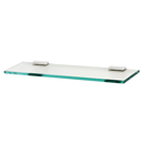 A7550-18 PC - Arch - 18" Glass Shelf - Polished Chrome