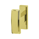 A7580 PB/NL - Arch - Robe Hook - Unlacquered Brass