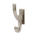 A7599 SN - Arch - Double Robe Hook - Satin Nickel