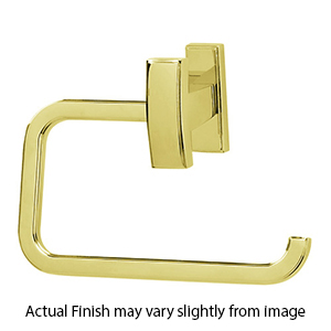 A7566 PB/NL - Arch - Euro Tissue Holder - Unlacquered Brass