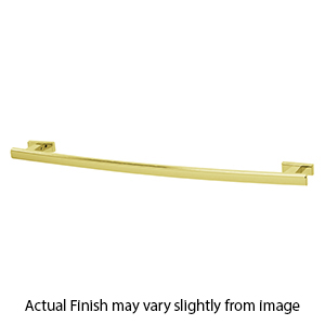 A7520-18 PB/NL - Arch - 18" Towel Bar - Unlacquered Brass