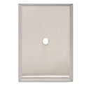 A610-14 SN - 1-7/8" x 1-1/4" Rectangular Backplate - Satin Nickel