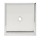 A611-14 PC - 1-1/4" Square Backplate - Polished Chrome