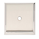 A611-14 PN - 1-1/4" Square Backplate - Polished Nickel