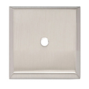 A611-14 SN - 1-1/4" Square Backplate - Satin Nickel