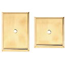 Alno Backplates - Unlacquered Brass