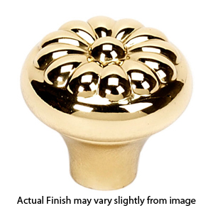 A1452 PB/NL - Bella - 1.5" Cabinet Knob - Unlacquered Brass