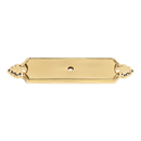 A1454 PB - Bella - Backplate for Knob - Polished Brass