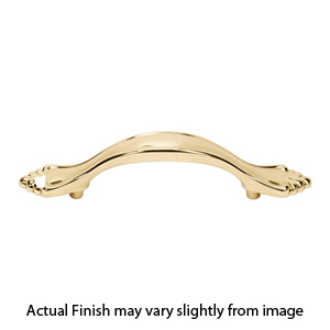 A1455-3 PB/NL - Bella - 3" Cabinet Pull - Unlacquered Brass