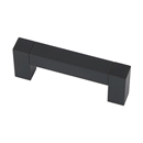 A420-3 MB - Block - 3" Cabinet Pull - Matte Black