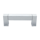 A420-3 PC - Block - 3" Cabinet Pull - Polished Chrome