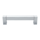 A420-4 PC - Block - 4" Cabinet Pull - Polished Chrome