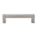 A420-4 SN - Block - 4" Cabinet Pull - Satin Nickel