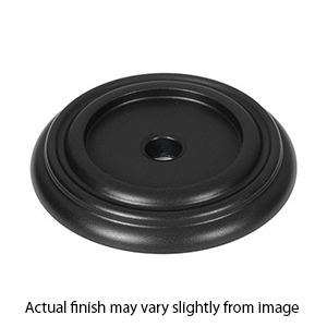 A616-38 - Charlie's - 1.5" Knob Backplate - Matte Black