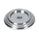 A616-14 - Charlie's - 1.25" Knob Backplate - Polished Chrome