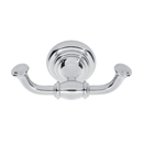 A6784 - Charlie's - Double Robe Hook - Polished Chrome