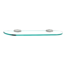 A6750-18 - Charlie's - 18" Glass Shelf - Polished Nickel