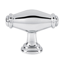 A626 - Charlie's - 1.75" Oval Knob - Polished Chrome