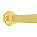 36" Shower Rod - Charlie's - Polished Brass
