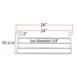 A6726-24 - Charlie's - 24" Towel Rack