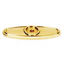A1565 PB/NL - Classic Traditional - Knob Backplate - Unlacquered Brass