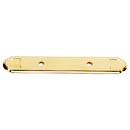 A1568-3 PB - Classic Traditional - Backplate for 3"cc Pull - Polished Brass