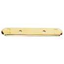 A1568-3 PB/NL - Classic Traditional - Backplate for 3"cc Pull - Unlacquered Brass