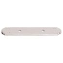 A1568-3 PN - Classic Traditional - Backplate for 3"cc Pull - Polished Nickel
