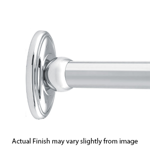 36" Shower Rod - Classic Traditional - Polished Chrome