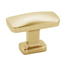 A252-1 - Cloud - 1" Cabinet Knob - Satin Brass