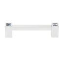 C718-35 PN - Contemporary Crystal II - 3.5" Cabinet Pull - Polished Nickel