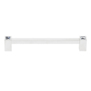 CD718-8 PN - Contemporary Crystal II - 8" Appliance Pull - Polished Nickel