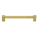 CD718-8 SB - Contemporary Crystal II - 8" Appliance Pull - Satin Brass