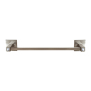 C8420-12 SN - Crystal Contemporary II - 12" Towel Bar - Satin Nickel