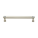 C214-6 PN - Swarovski Crystal III - 6" Cabinet Pull - Polished Nickel
