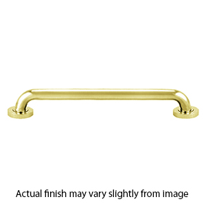 A8324 PB/NL - Contemporary I - 12" Grab Bar - Unlacquered Brass