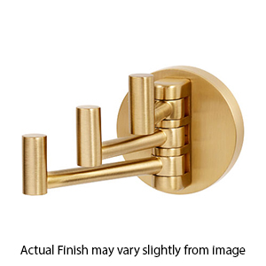 A8385 SB - Contemporary I - Swivel Robe Hook - Satin Brass