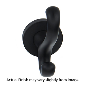 A8399 MB - Contemporary I - Double Robe Hook - Matte Black