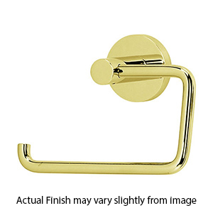 A8366 PB/NL - Contemporary I - Euro Tissue Holder - Unlacquered Brass