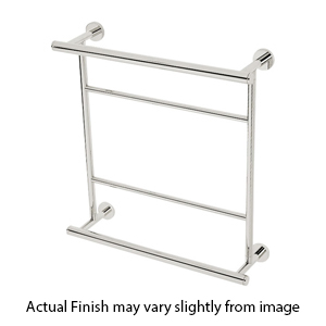 A8328-18 PN - Contemporary I - 18" Hospitality Towel Rack - Polished Nickel