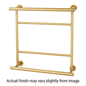 A8328-18 SB - Contemporary I - 18" Hospitality Towel Rack - Satin Brass