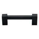 A718-3 MB - Contemporary II - 3" Square Cabinet Pull - Matte Black