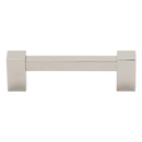 A718-3 PN - Contemporary II - 3" Square Cabinet Pull - Polished Nickel